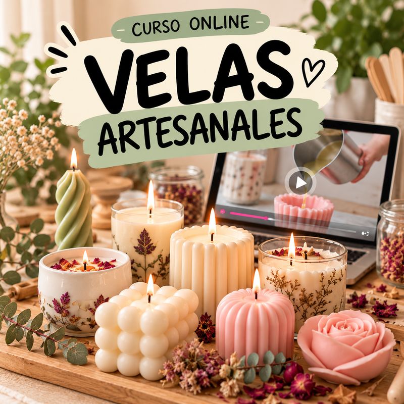 Curso Online de Velas Artesanales