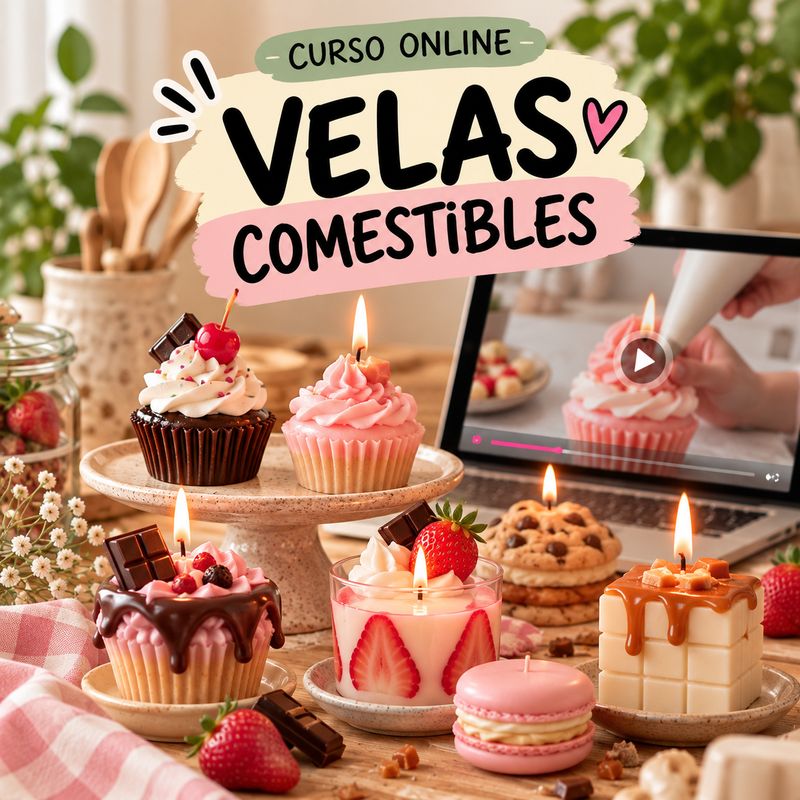 Curso Online de Velas Comestibles